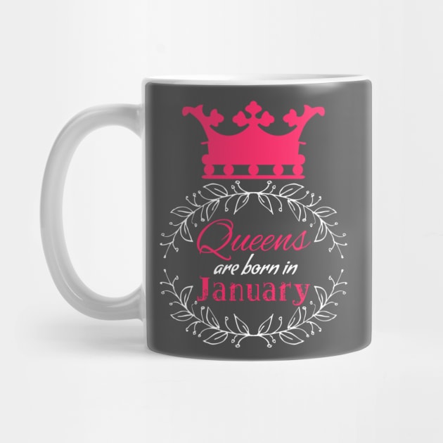 Queens are born in January by Adaba